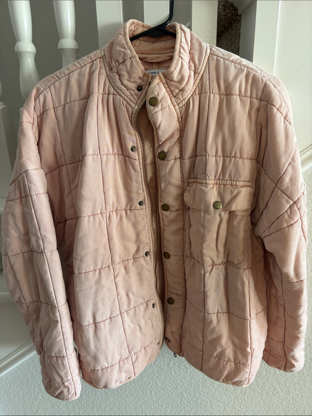 O'Neill Pink Quilted Jacket